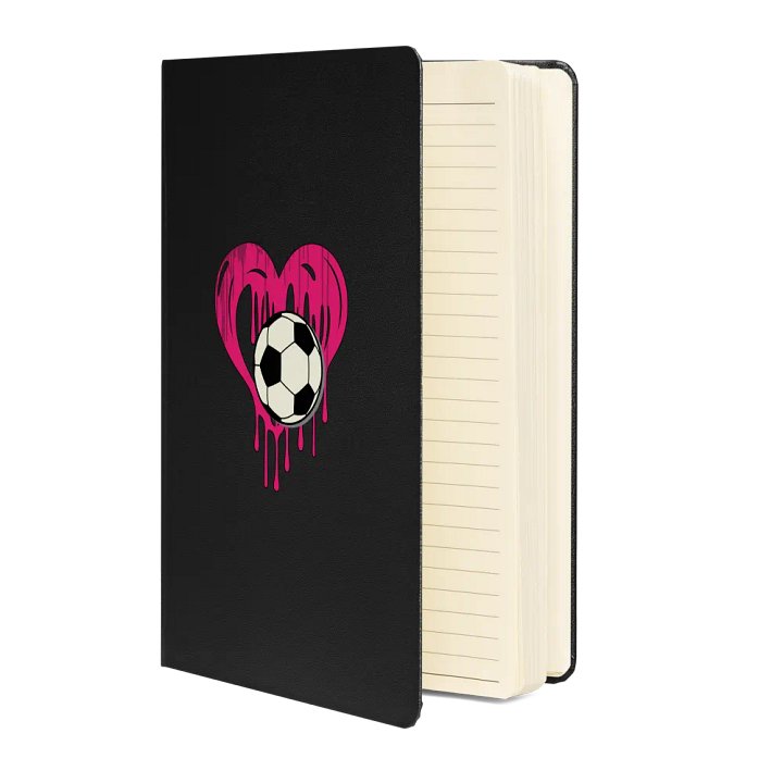 Heart Soccer Hardcover Journal product image (2)
