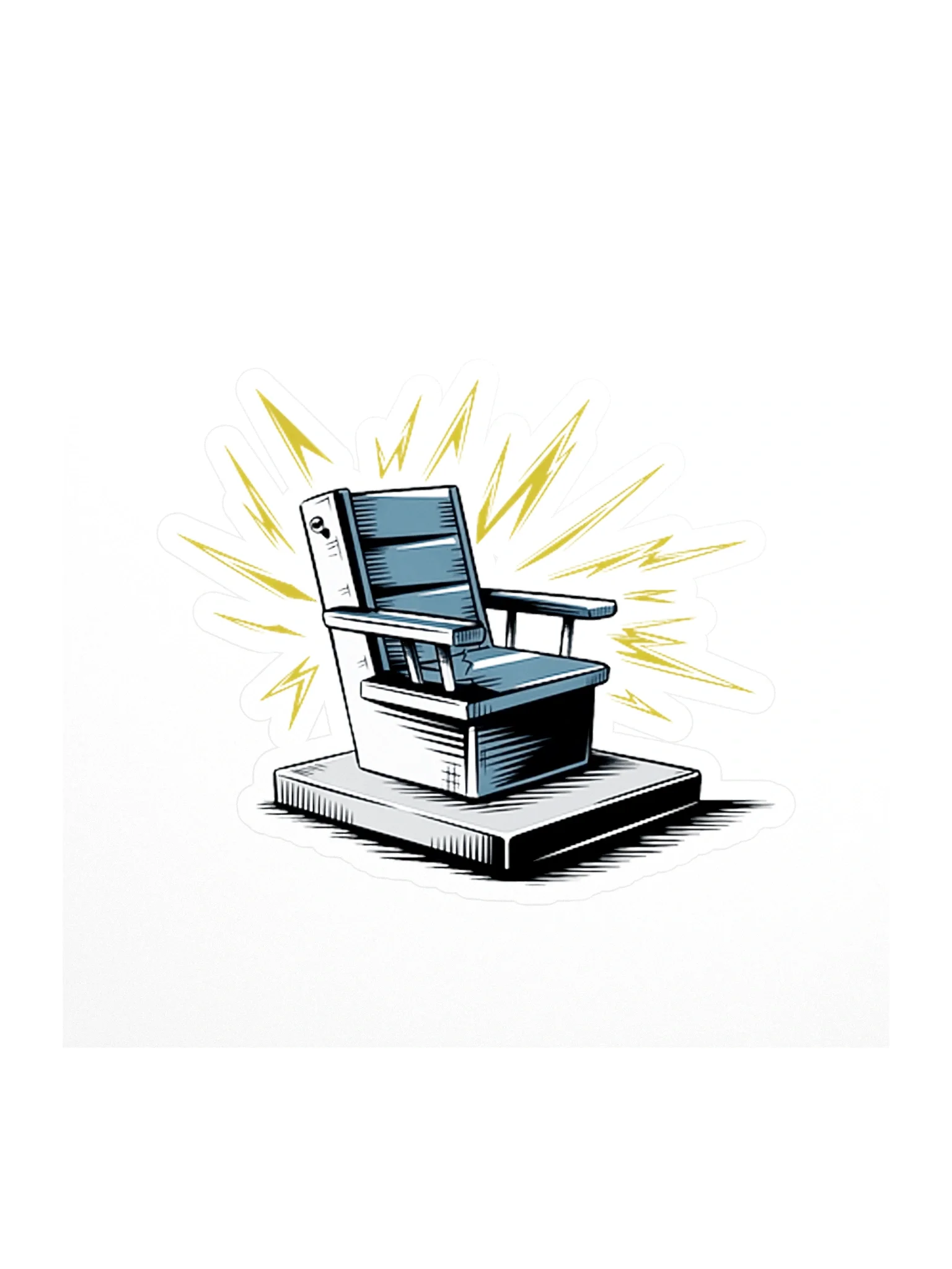 Old Sparky Sticker — DE.STKR-01
