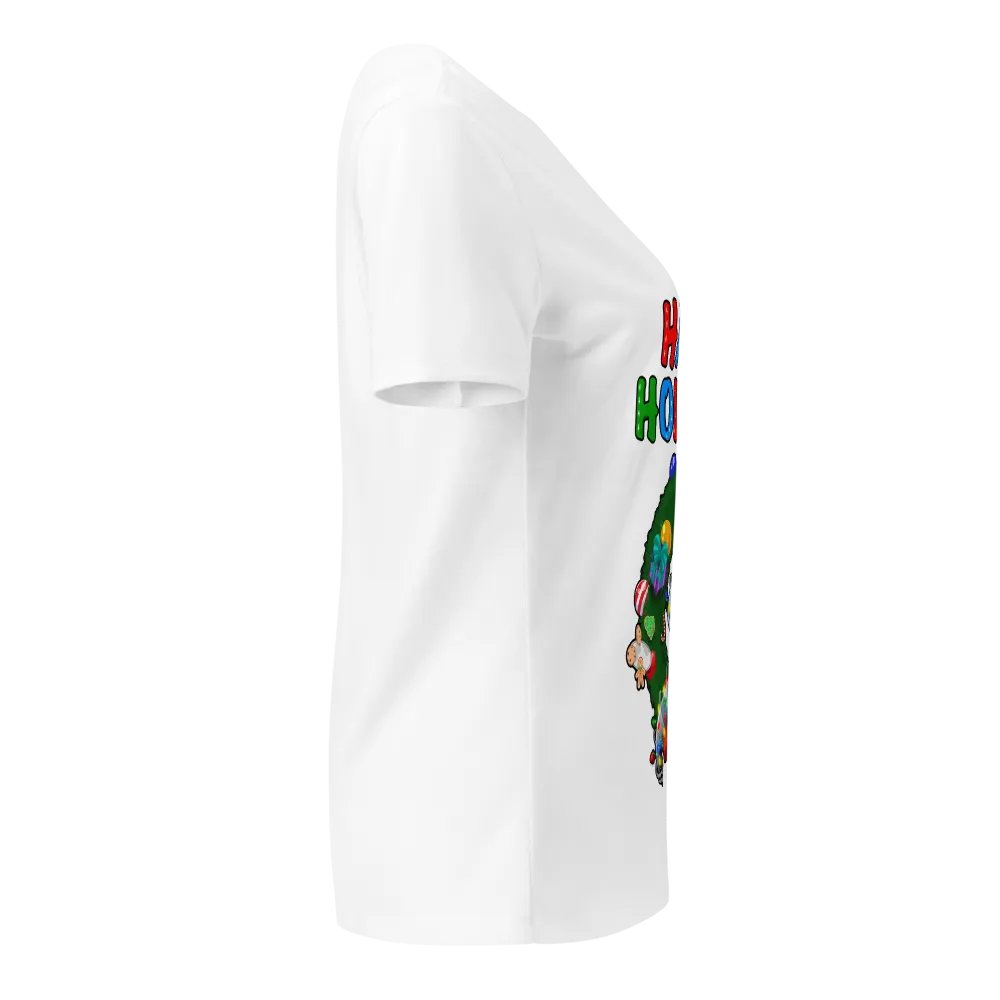 Happy Holidays V-Neck T-Shirt product image (11)