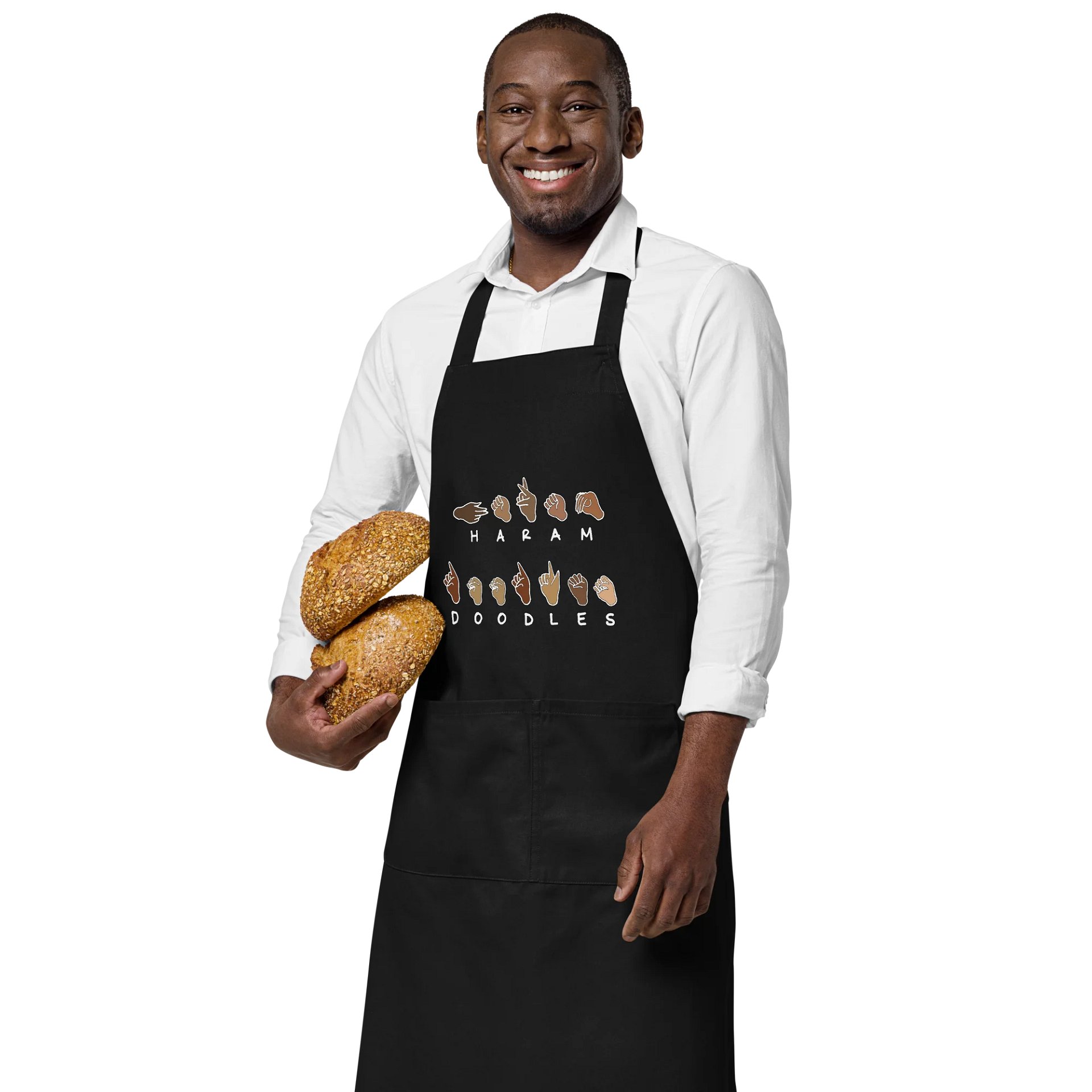 Haram Doodles in Sign Language Apron product image (7)