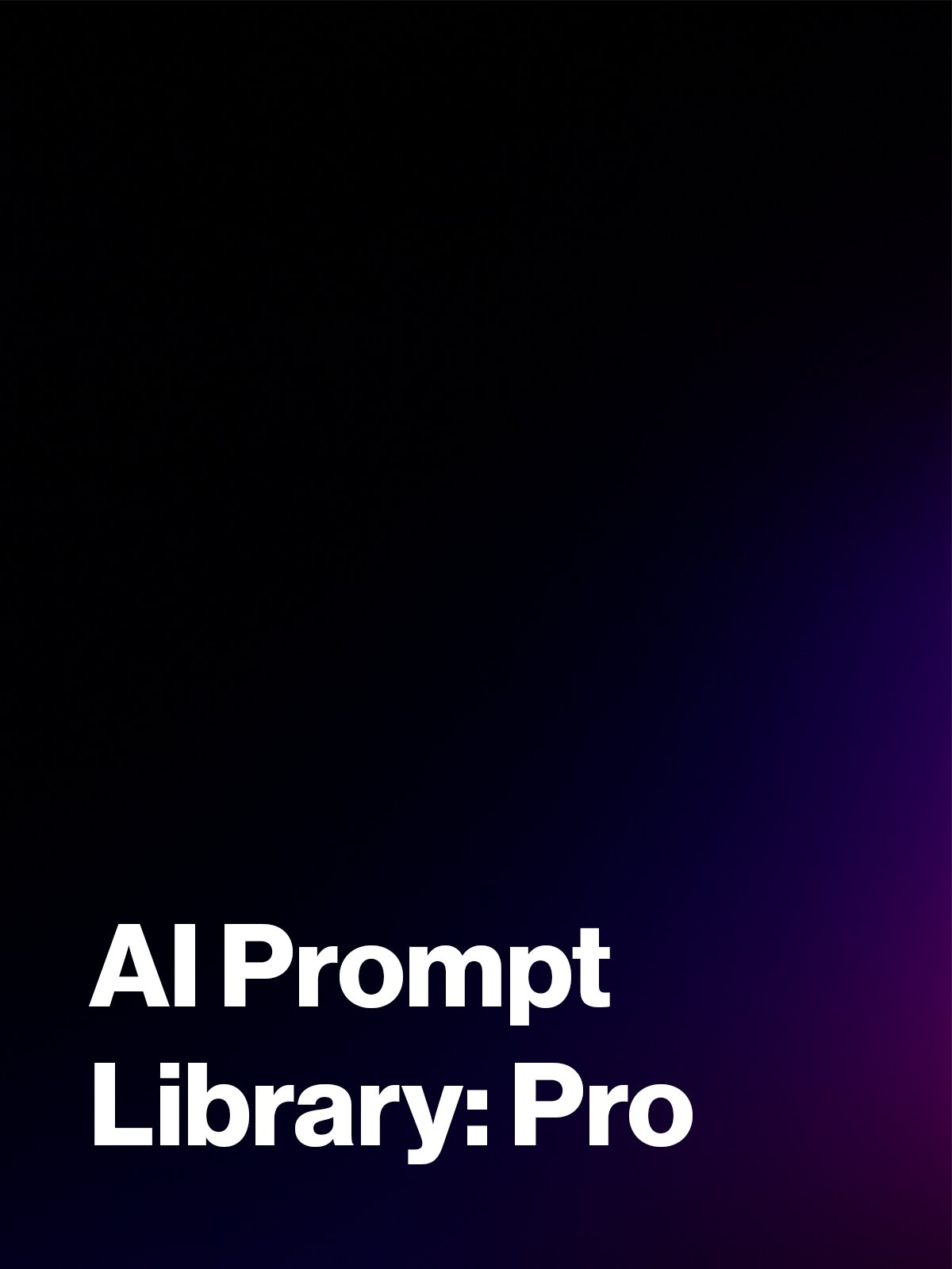 Pro AI Prompt Library (50 Prompts) product image (1)