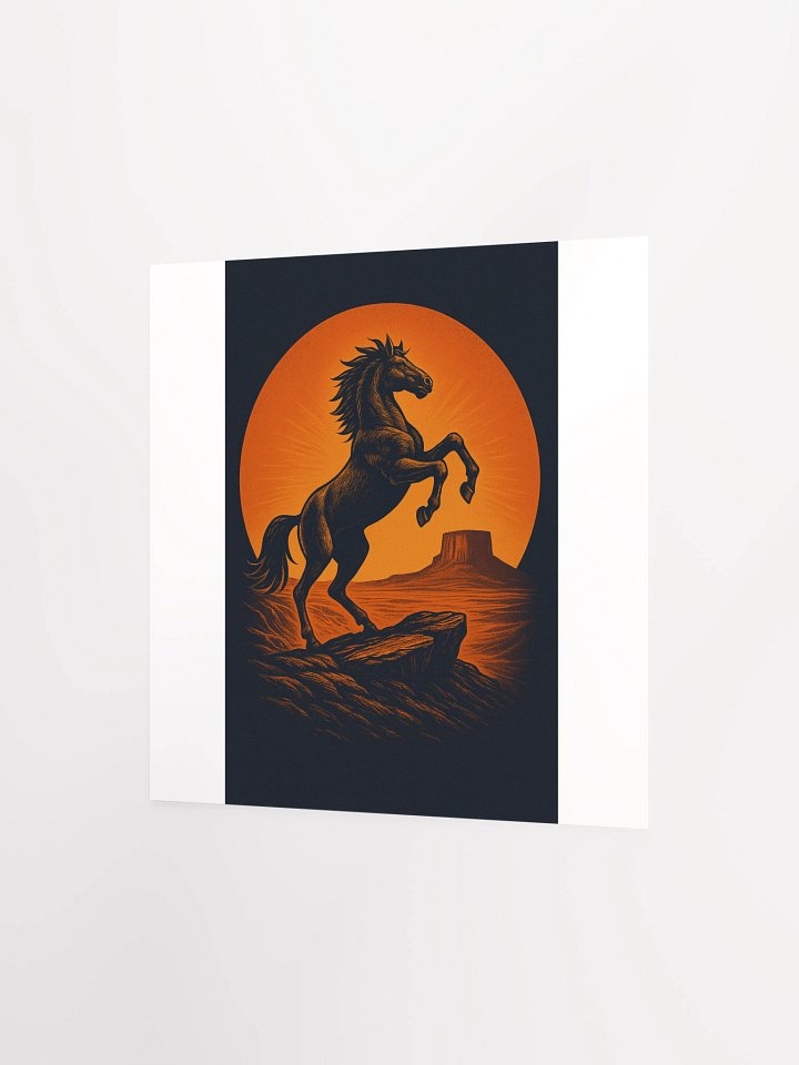 WILD HORSE IN SUNSET product image (9)
