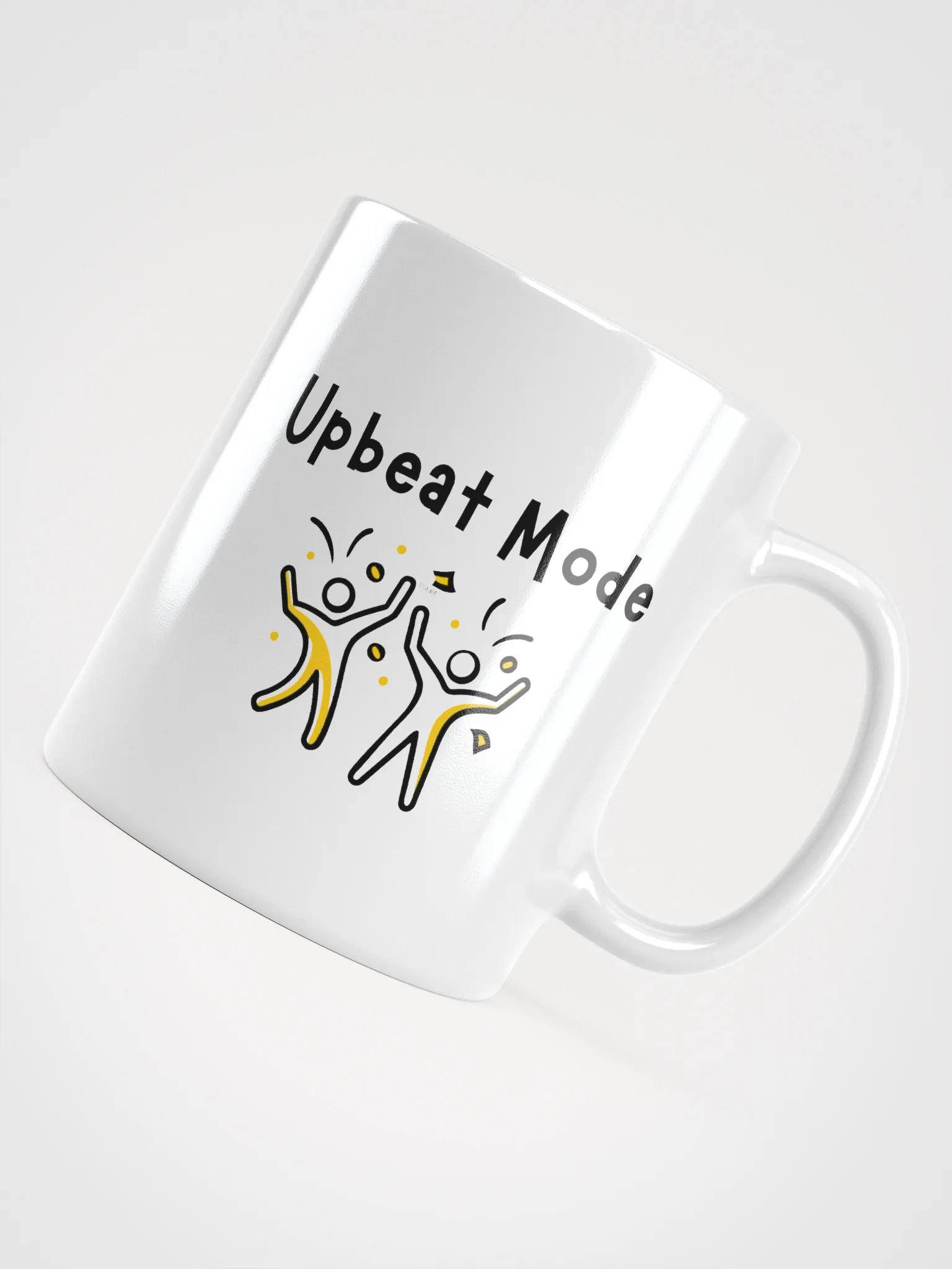 "Upbeat Mode" My Vibe Ceramic Mug product image (4)