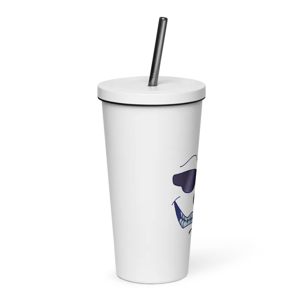 'Cweemy Face V2' - Tumbler With Straw product image (4)