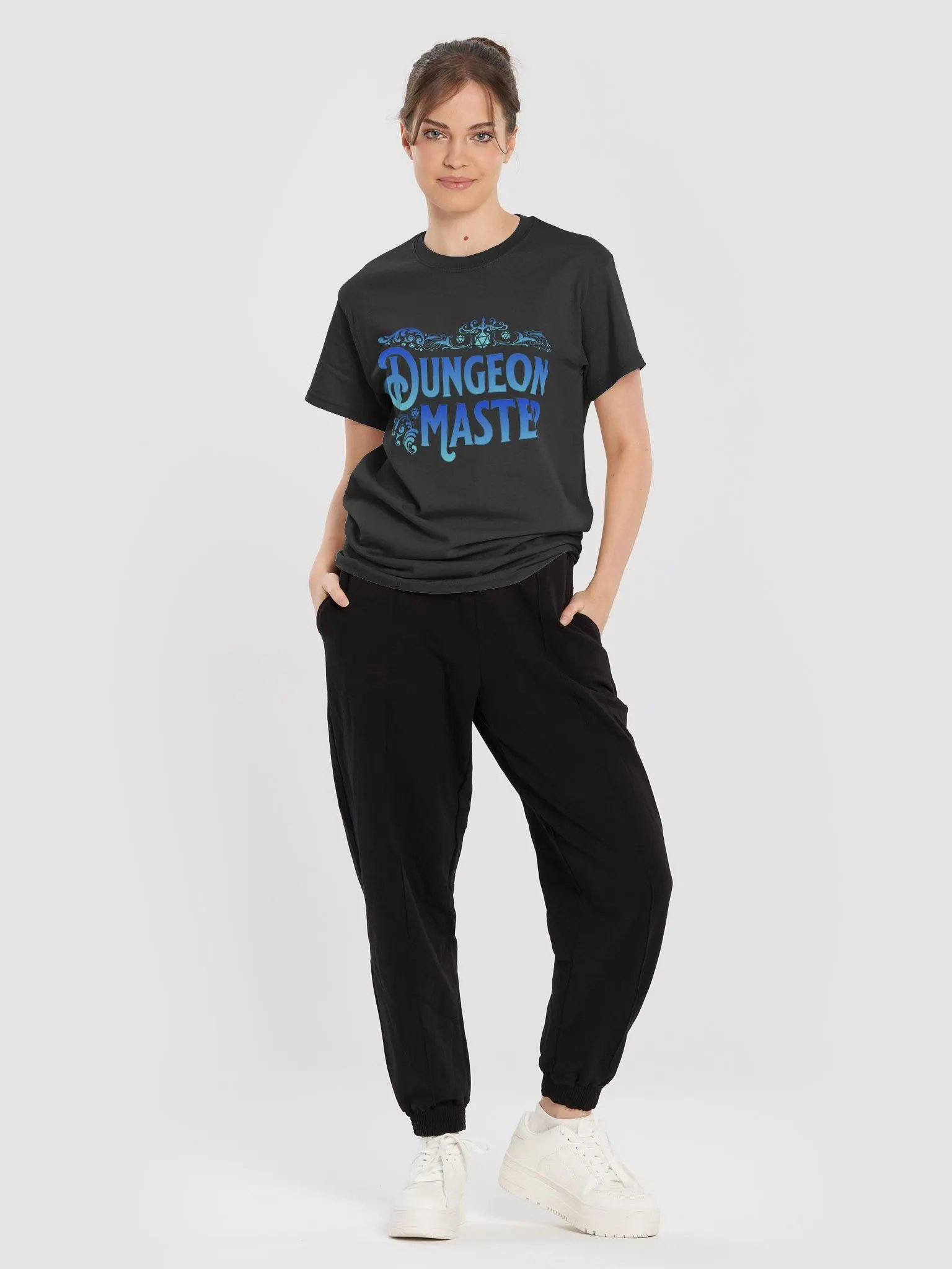 Fancy Blue Dungeon Master D&D Shirt product image (16)