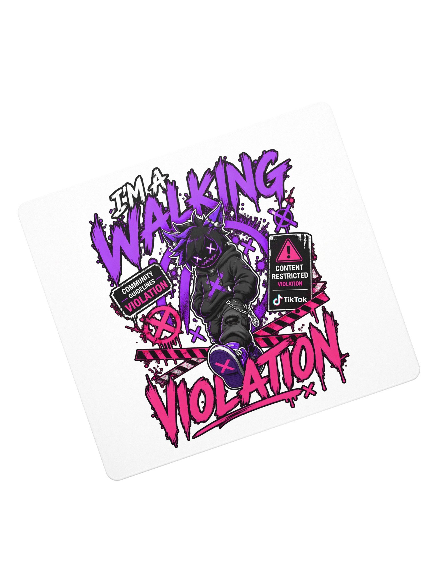 Walking Violation Anime Gaming Mouse Pad product image (5)
