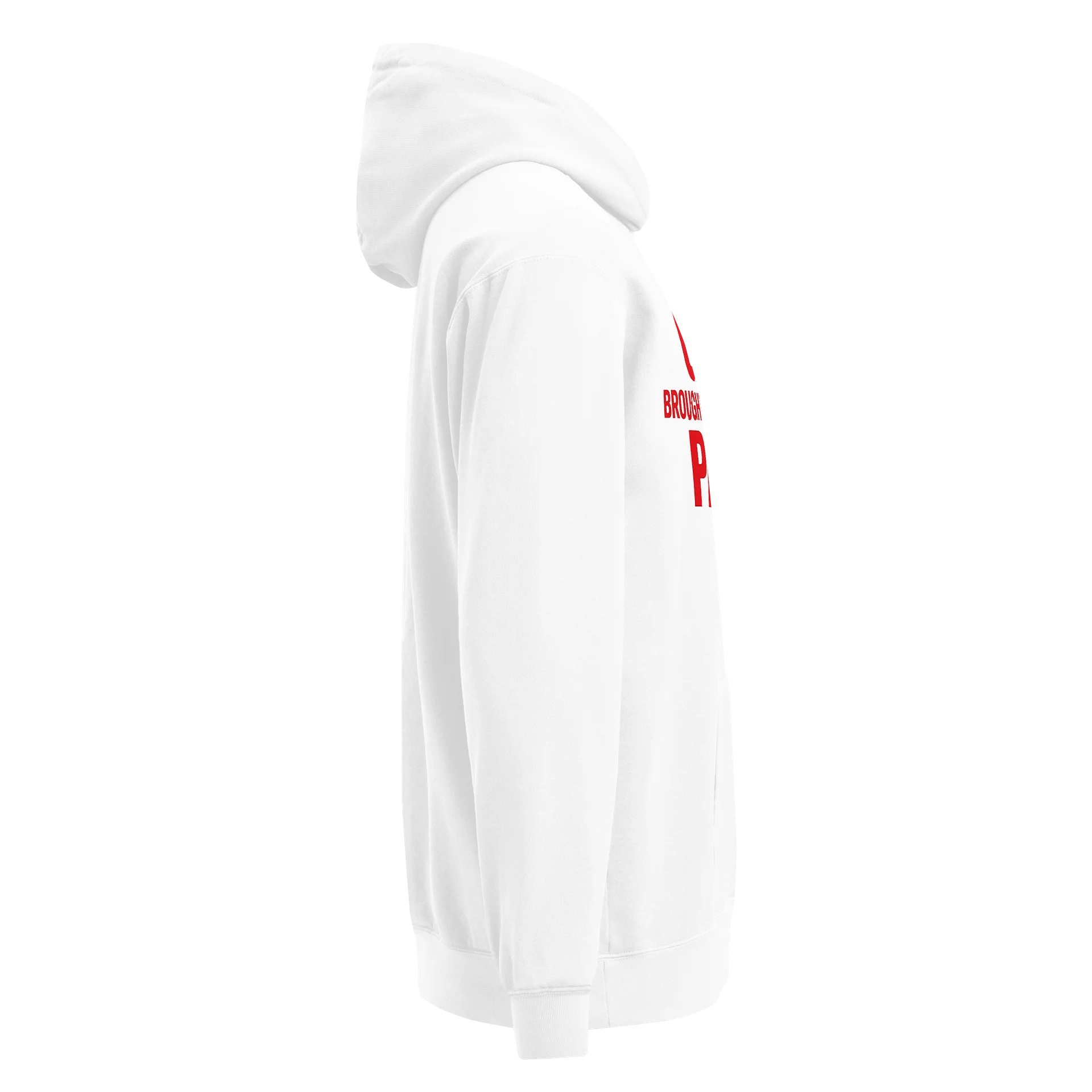 God Brought Me Through Pain — White Hoodie product image (6)