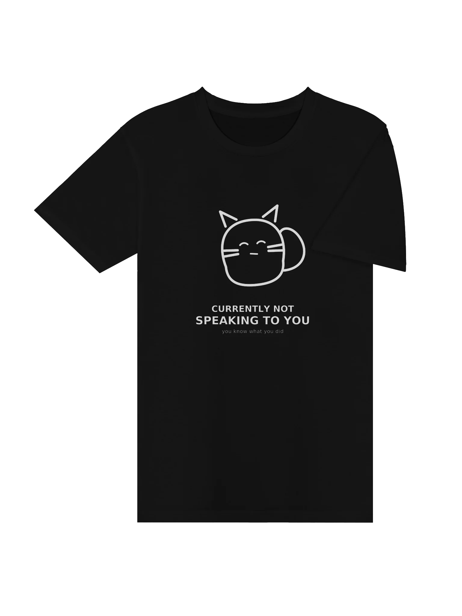 Currently Not Speaking to You – Funny Cat T-Shirt product image (4)