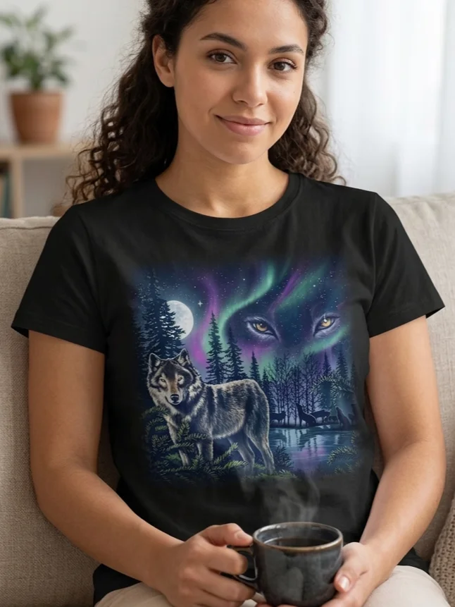 Wolf Cut Women Shirt product image (1)