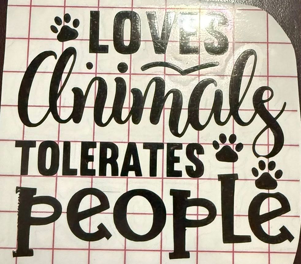 Medium Loves Animals Tolerates People product image (1)