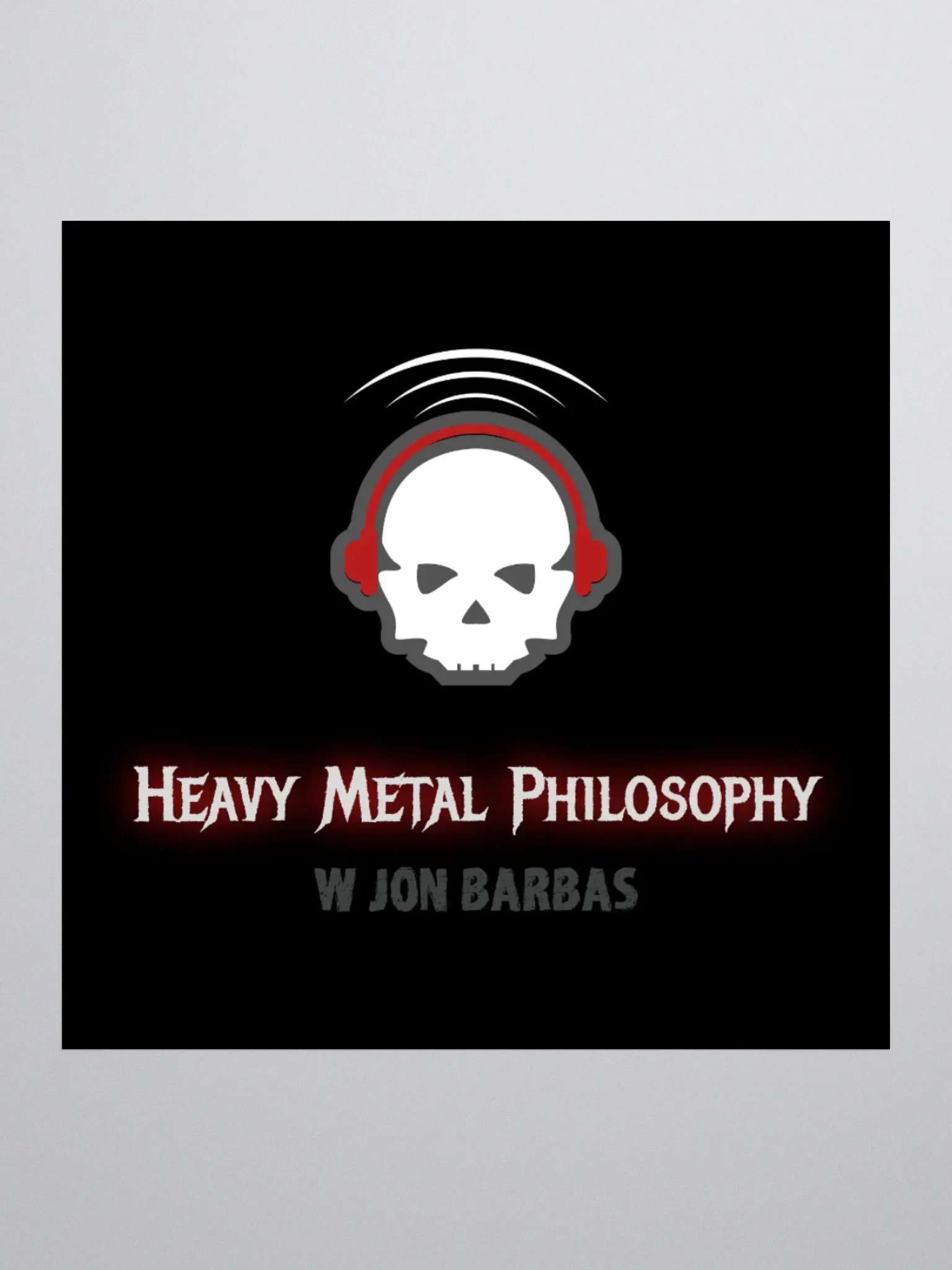 Classic Skull Logo Sticker! product image (1)