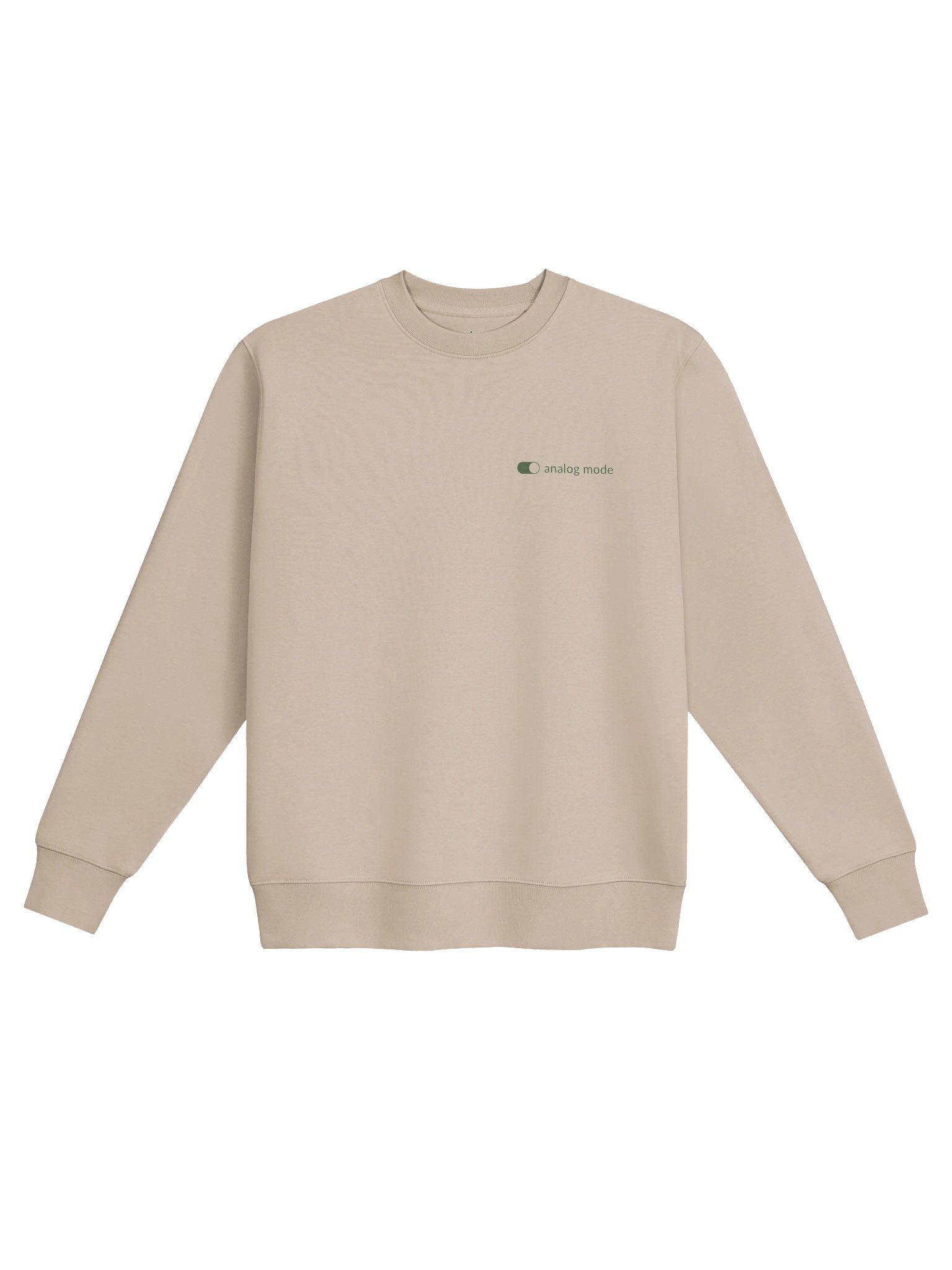 Analog Mode Heavyweight Crewneck | Desert Dust product image (1)
