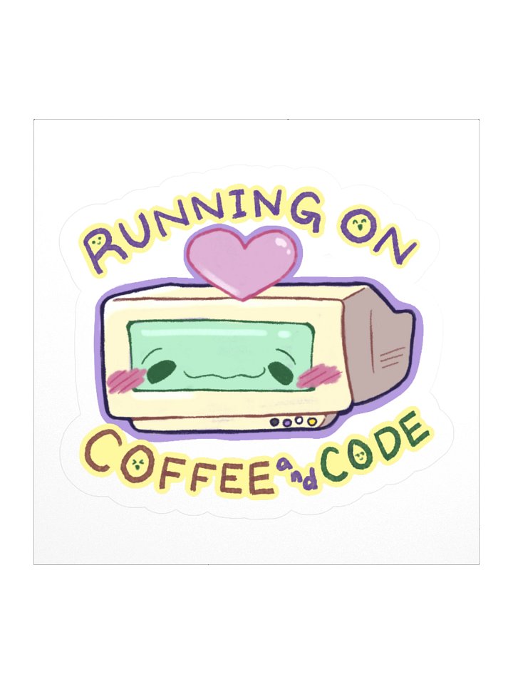 Coffee and Code Sticker product image (3)