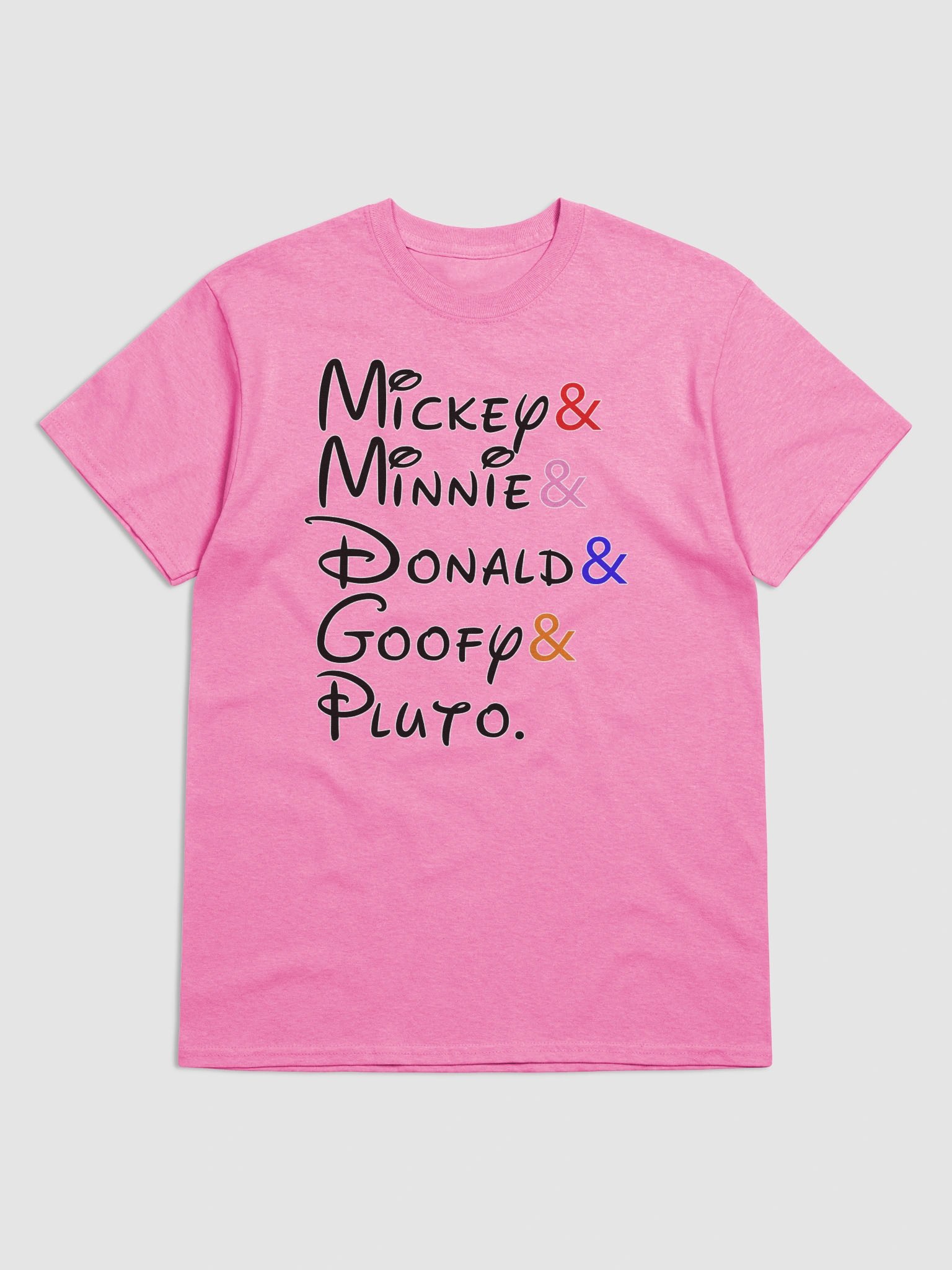 Mickey & Minnie & Donald & Goofy & Pluto T-shirt product image (8)
