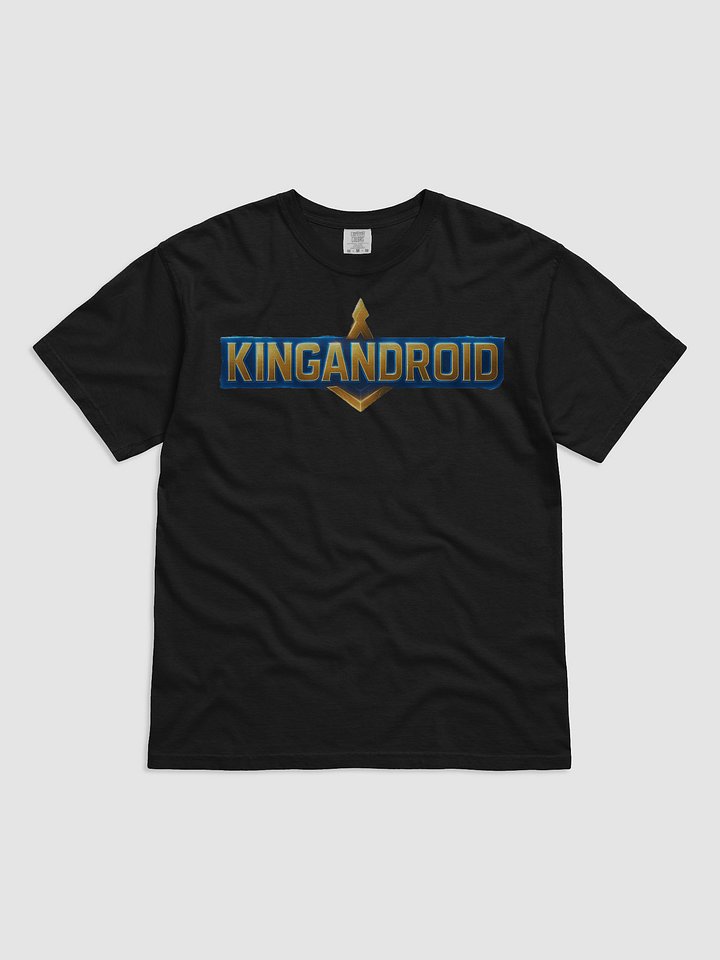 Blue and gold KingAndroid T-Shirt product image (1)