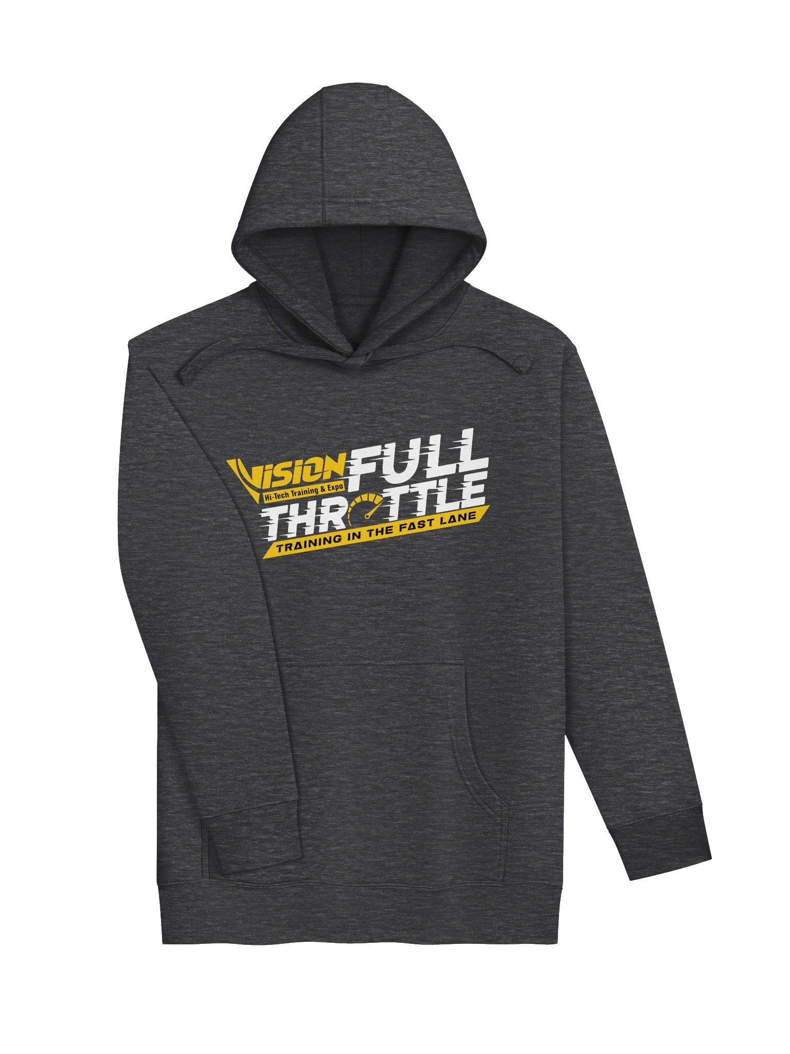 VISION 2026 Theme Hoodie (Heather Charcoal) product image (3)