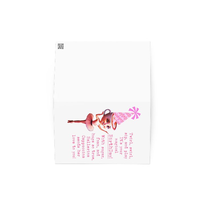 Ballerina Cappuccina Birthday Card product image (4)