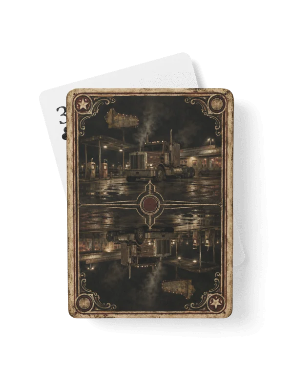 Midnight Fuel Stop Playing Cards product image (2)