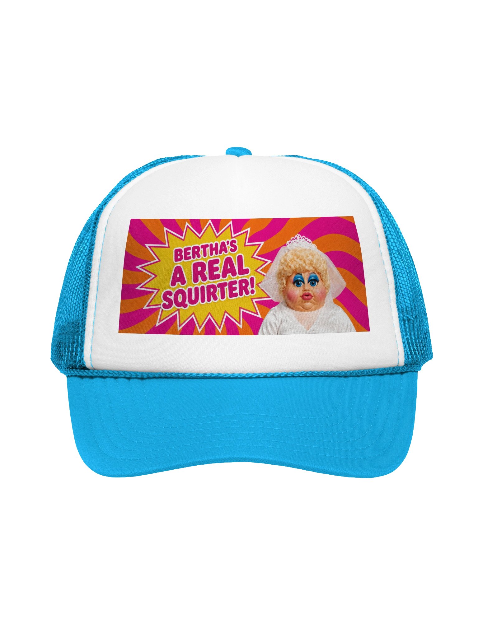 BERTHA'S A REAL SQUIRTER | Trucker Hat | To Hide Your Bald Spot product image (5)