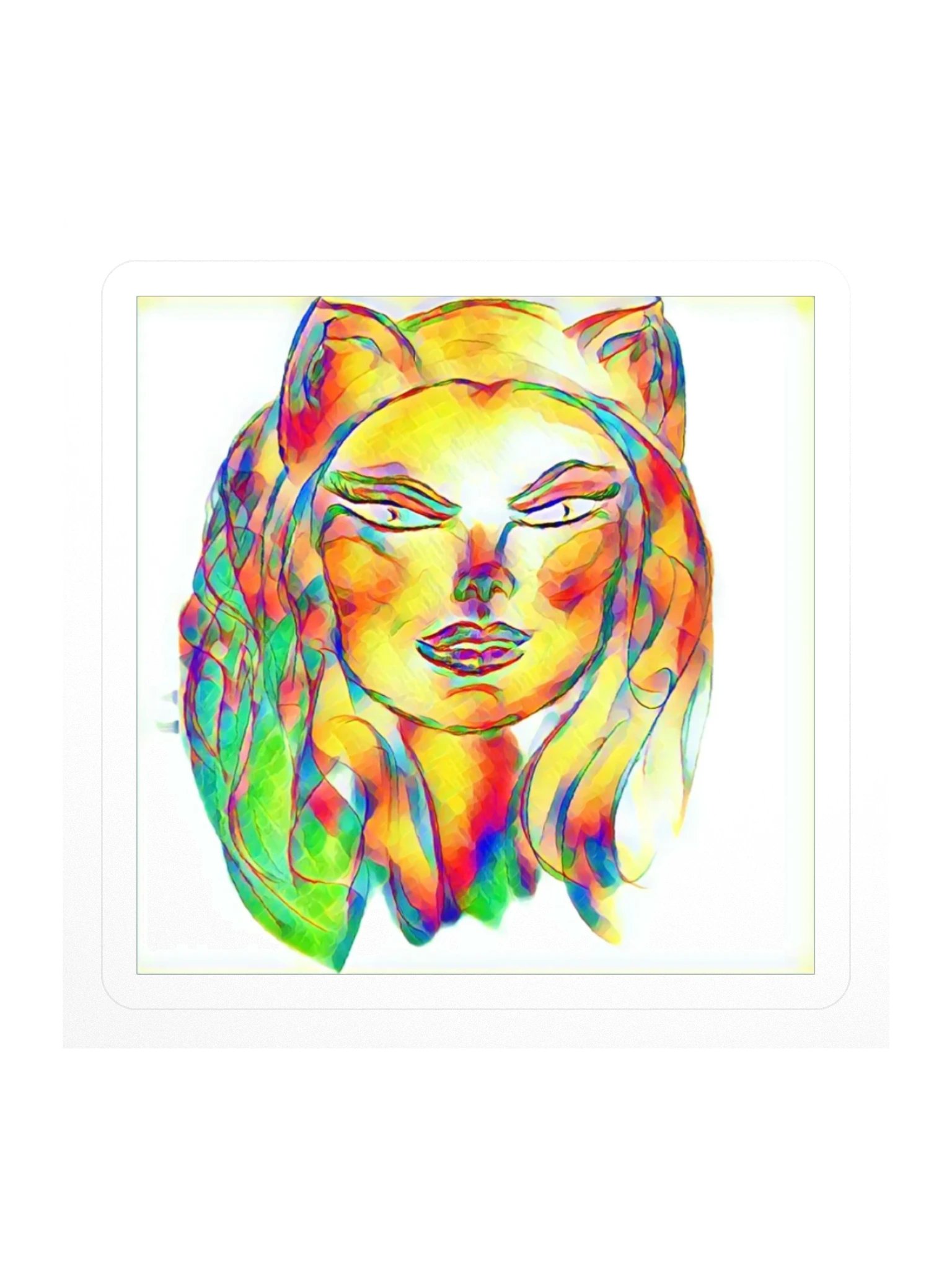 Aleia Chat Prismatique Sticker product image (1)