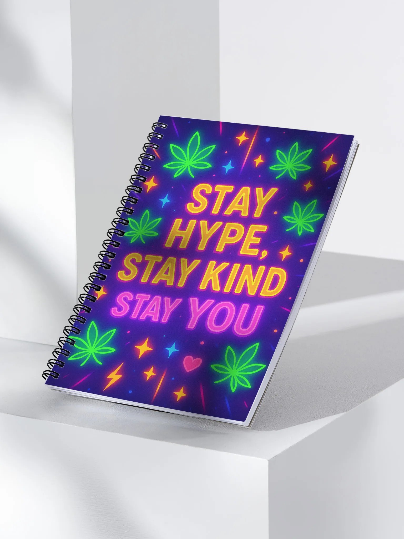 Neon Hype Spiral Notebook product image (3)