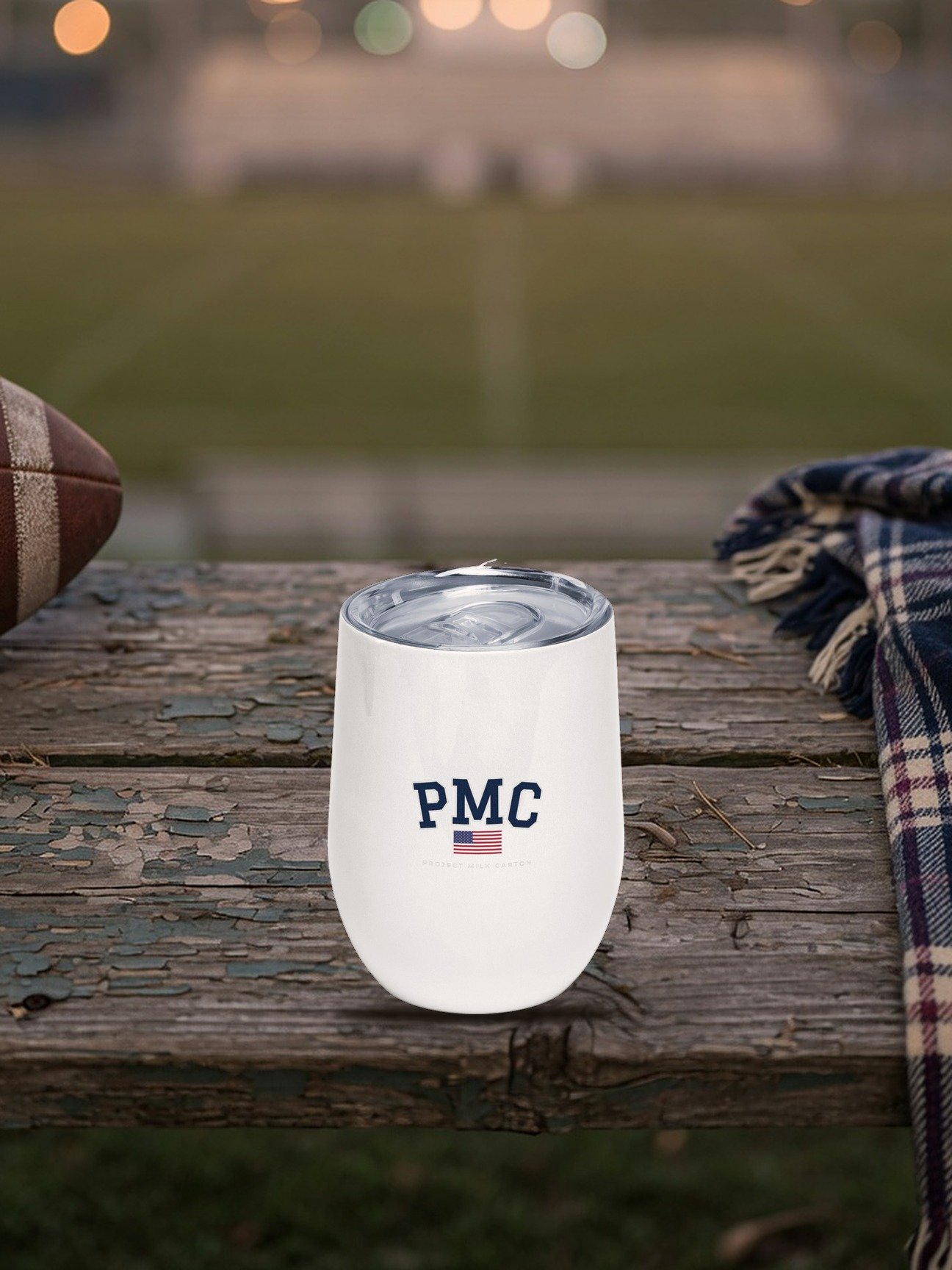 PMC Varsity Flag 12 oz Tumbler product image (1)