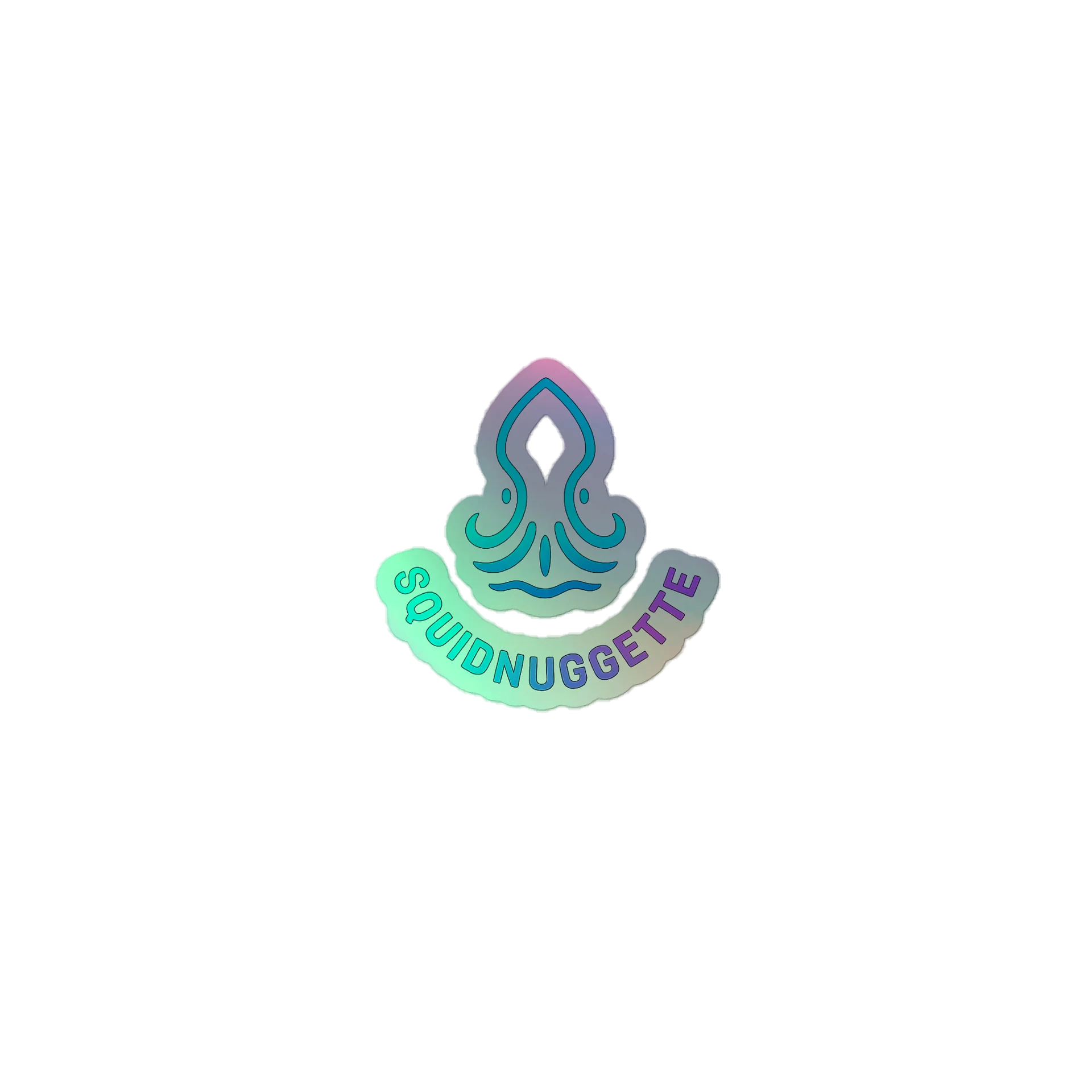 Squidnuggette Holographic Sticker Sheet product image (1)