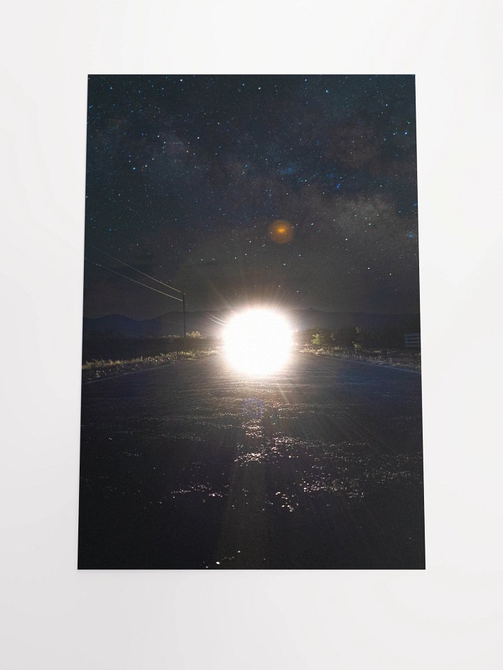 Car Light Star Light Paper Poster product image (2)