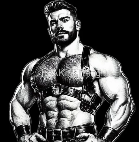 Gay Leather Bar Pride "Tom" Leather Bar San Francisco Pride Graphic Design product image (1)