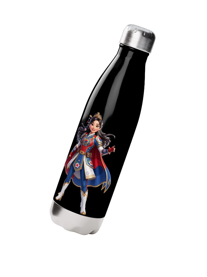 Captain Korea Insulated Stainless Steel Water Bottle – Korean Superhero Theme – 17oz Reusable Eco-Friendly Flask product image (2)