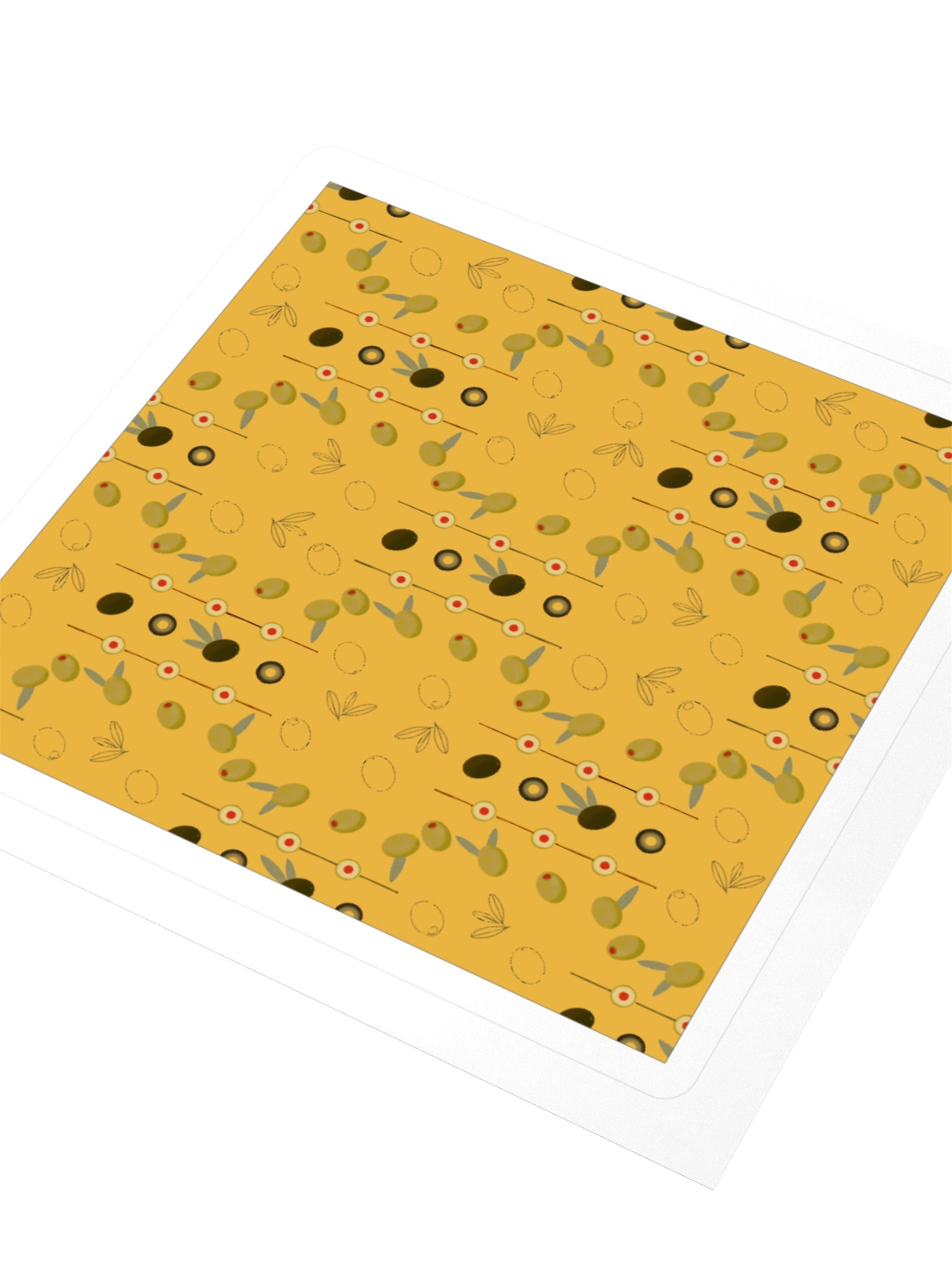 Olive Geometry Kiss Cut Sticker product image (4)