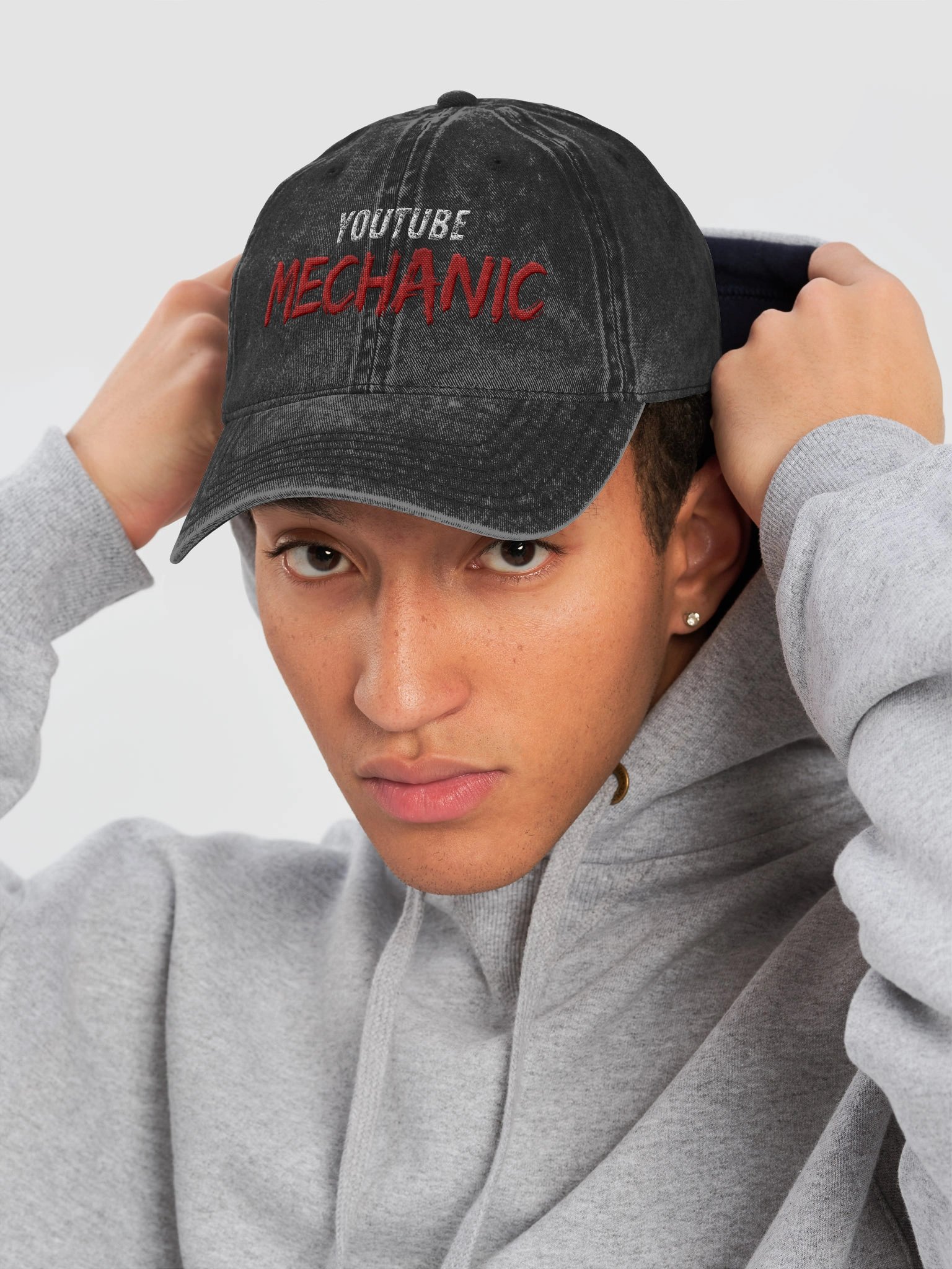 YouTube Mechanic | Otto Vintage Wash Dad Hat product image (6)