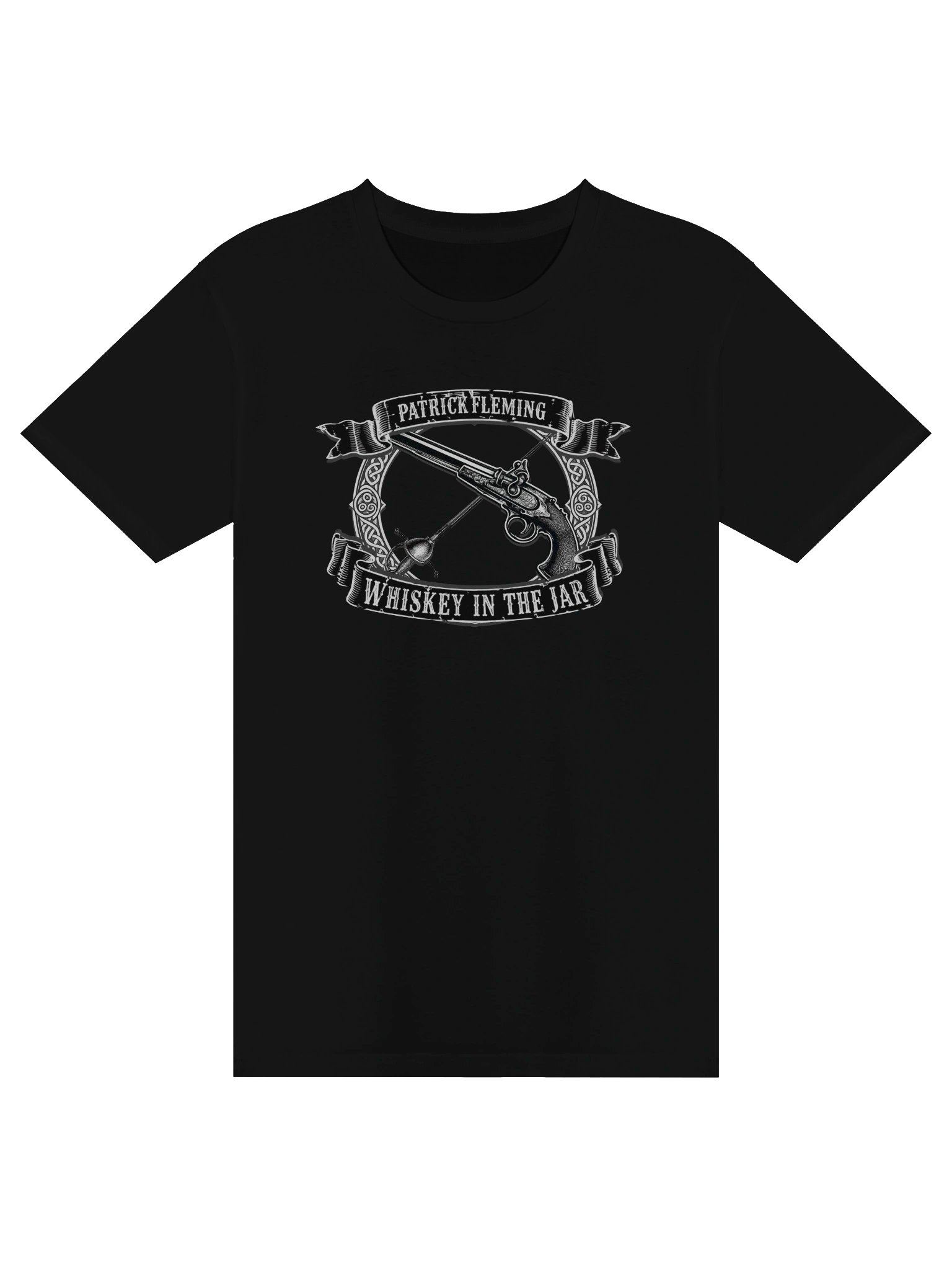 Whiskey in the Jar T-Shirt - Patrick Fleming Celtic Knotwork Apparel product image (1)