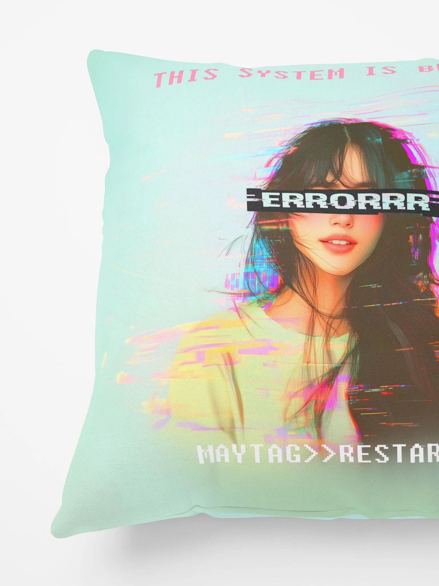 "This System is Broken" Pillow product image (3)
