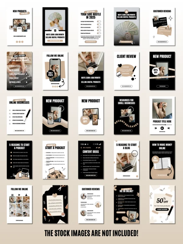 MRR/PLR Pinterest Templates for Bloggers product image (3)