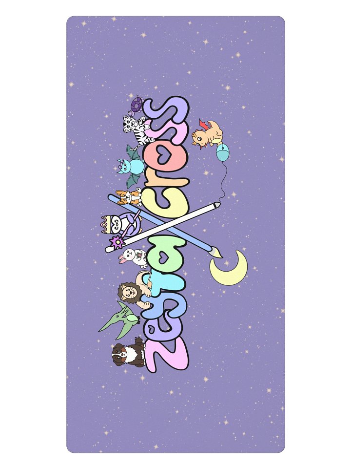 Logo with Friends and Sparkles Gaming Mouse Pad product image (2)