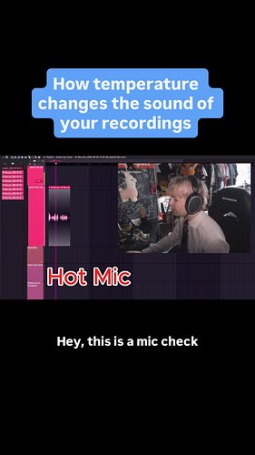 This is how temperature changes the sound of your recordings