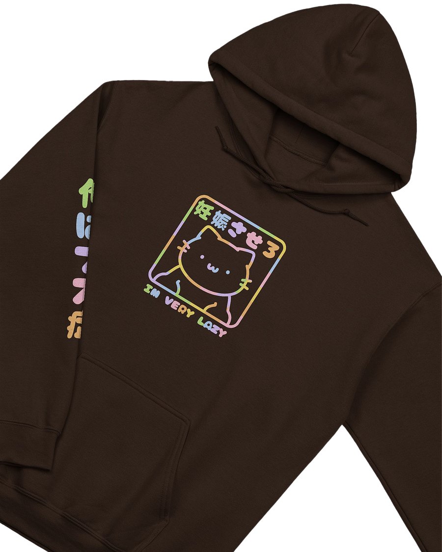 _(:3」∠)_LAZY hoodies🌈 product image (4)