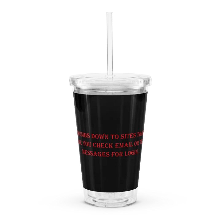 "2 Step Authentication" Double Wall Tumbler product image (1)