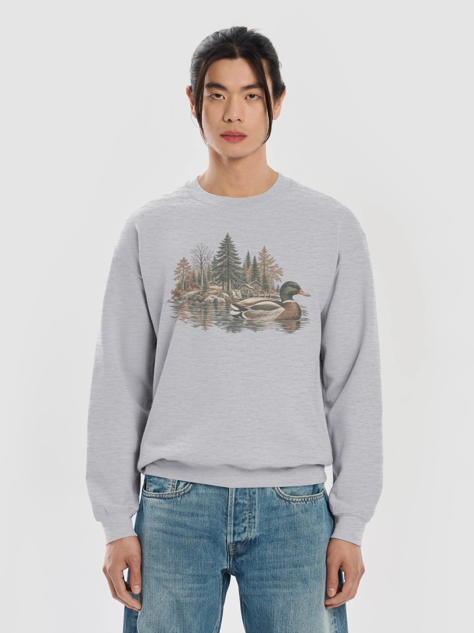 Autumn Lakeside Duck Crewneck product image (5)