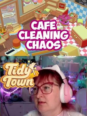 This cafe is a disaster #tidytown #cozydisaster #somessy #gamestruggles #ad