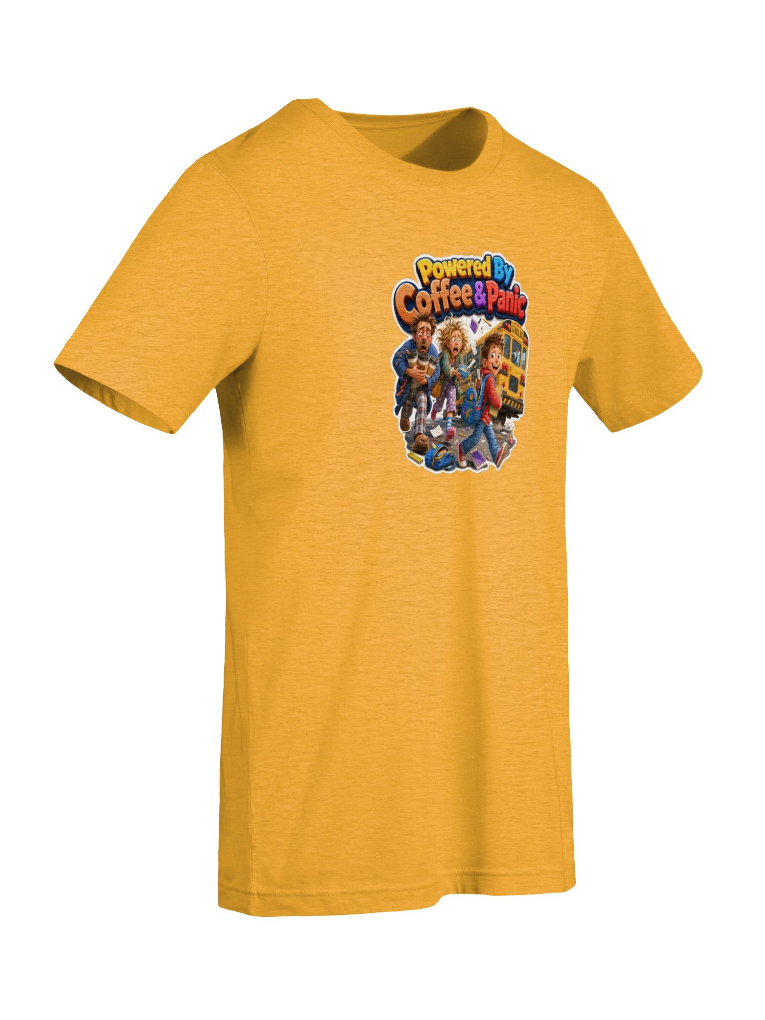 Powered By Coffee & Panic Back-to-School Tee product image (27)