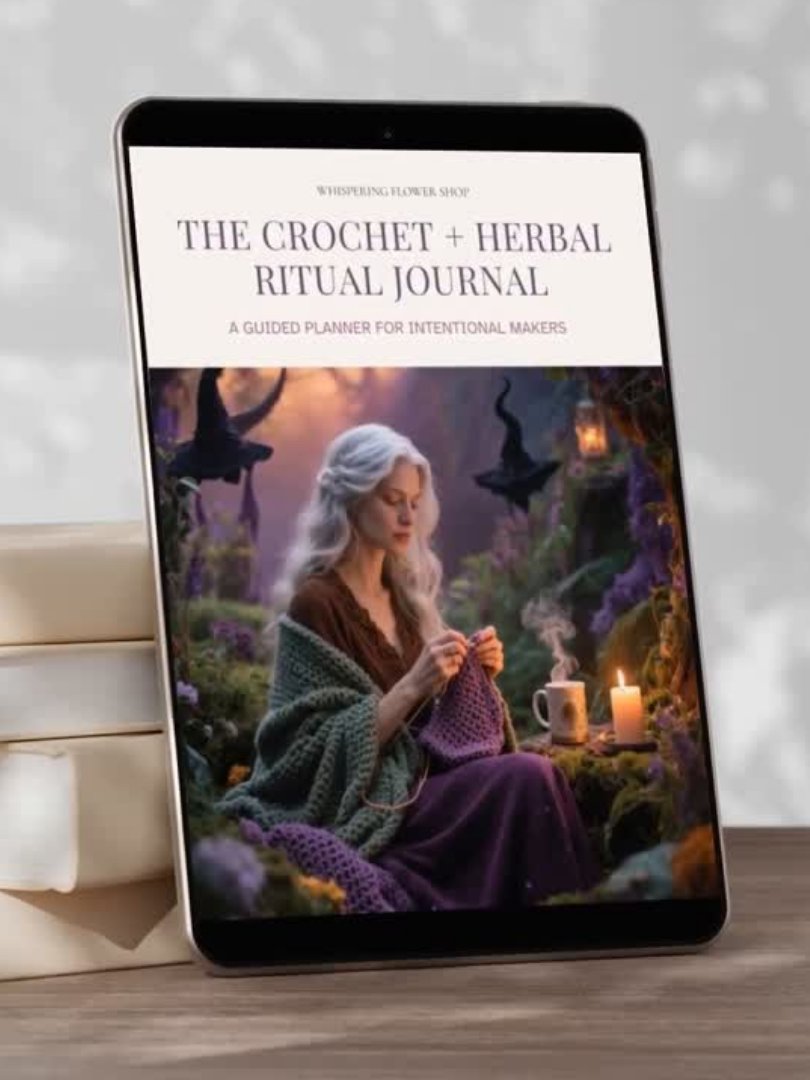 Crochet Ritual Journal | Herbal Guide | Project Tracker product image (9)