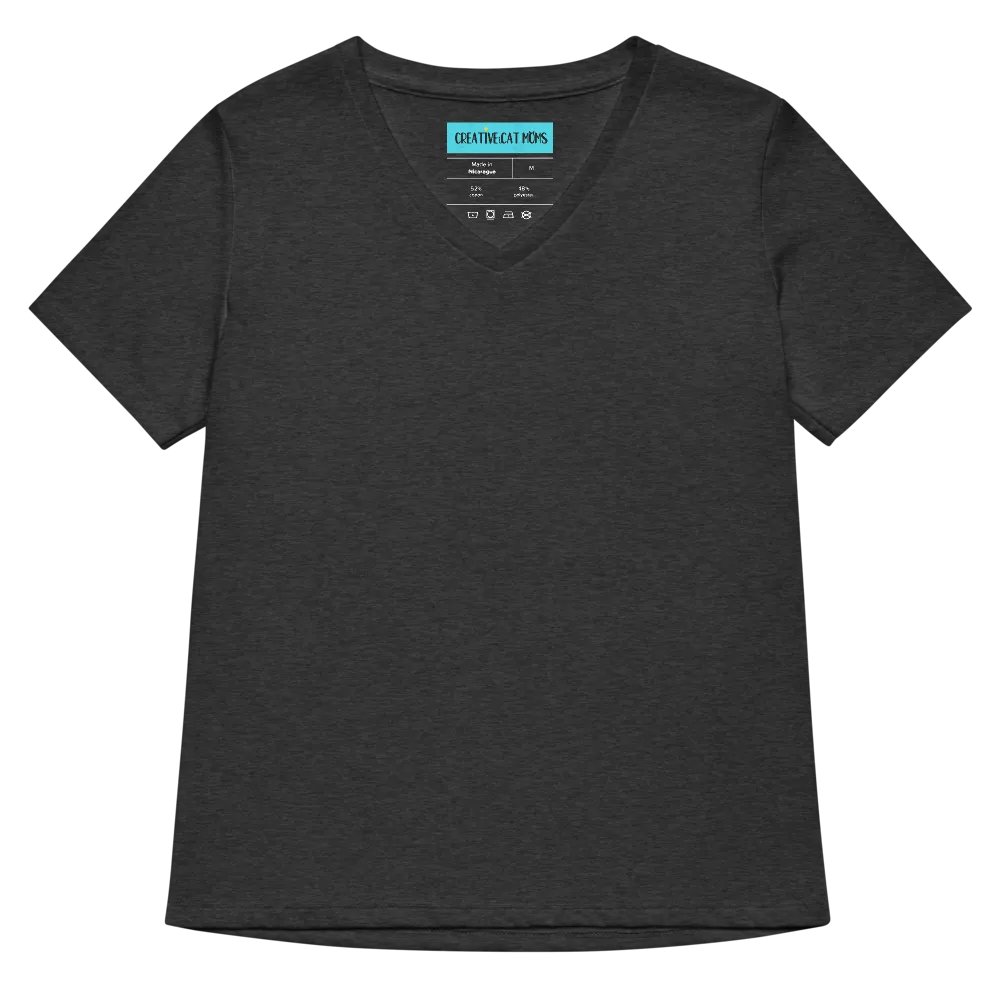 Evil Snow White Graphic Printed V Neck T-shirt product image (5)