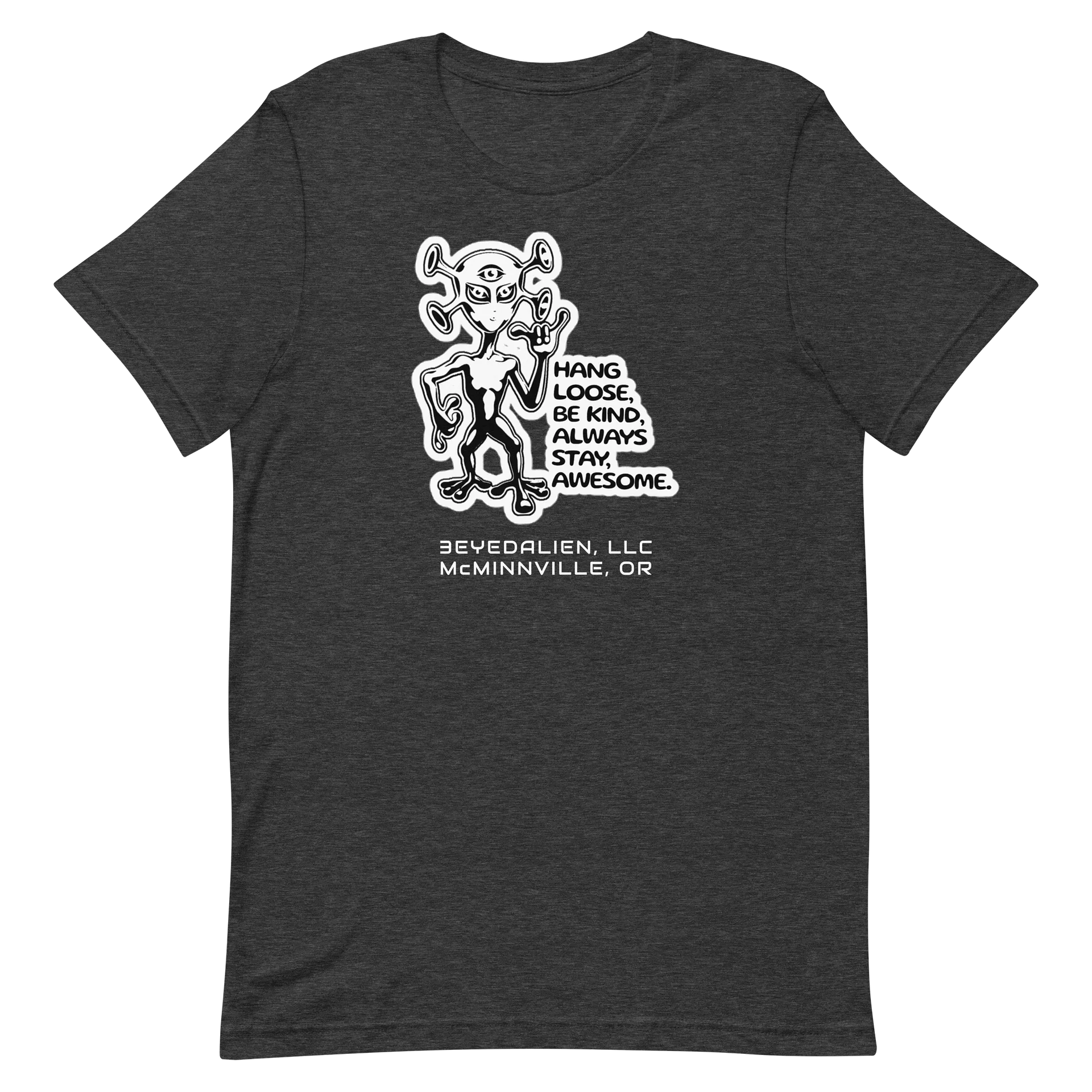 Hang Loose Work Smart - Alien Shaka Tee product image (1)
