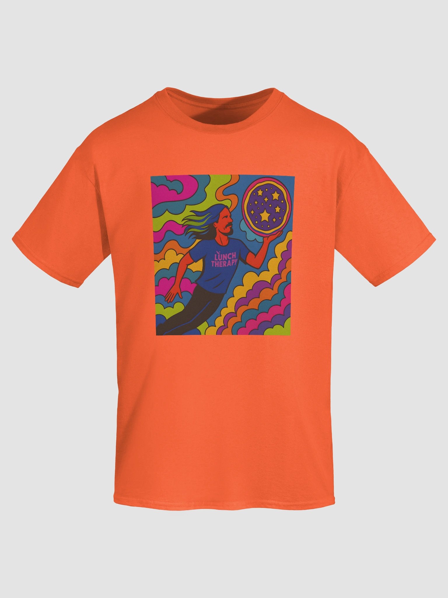 Floating Joel - Lunch Therapy on the back - Unisex Ultra Cotton Tee product image (91)
