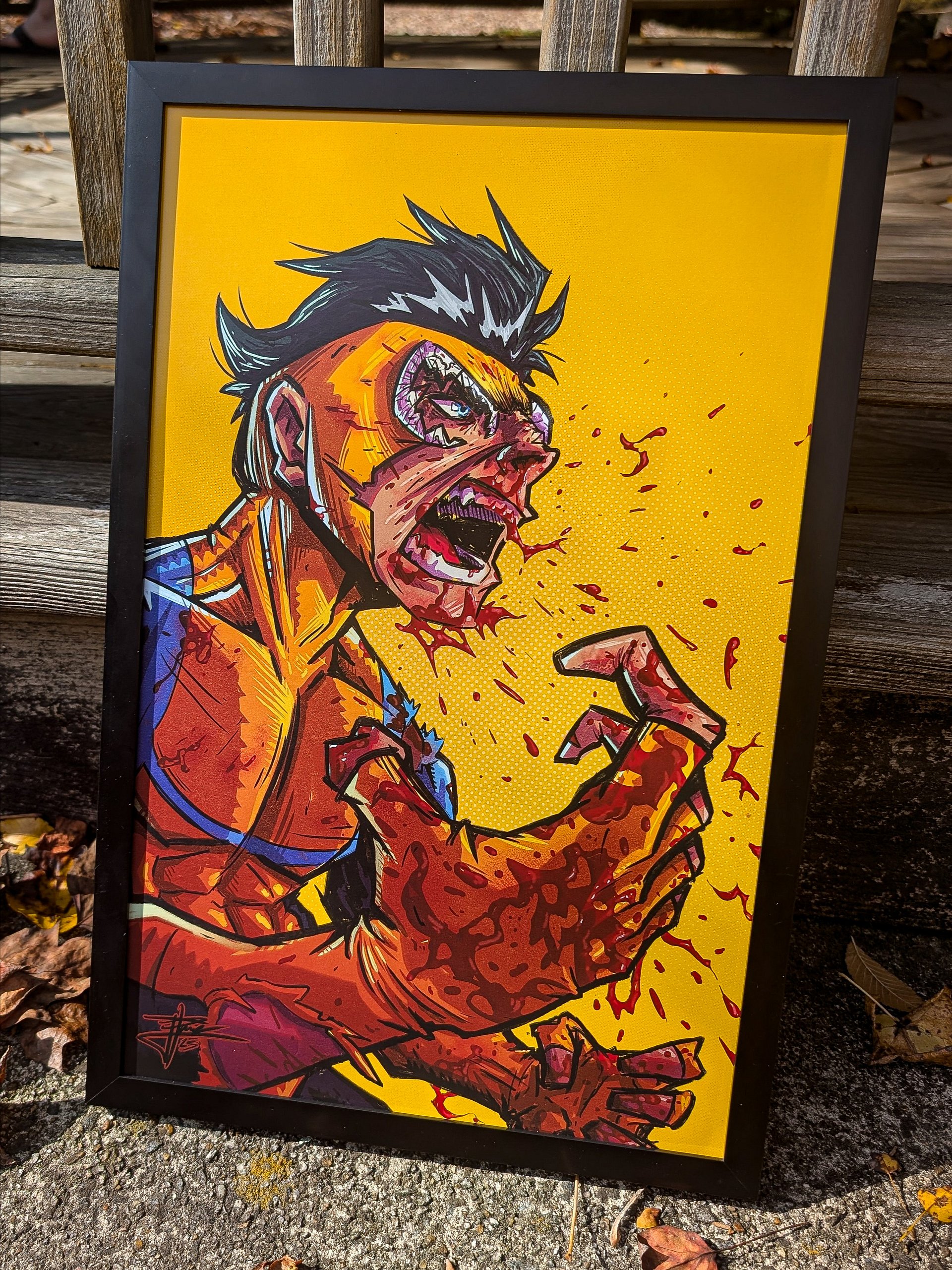 "Bruised, Not Beaten" | Invincible Art Print product image (5)