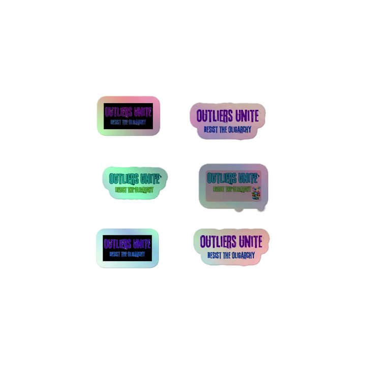 Resistors, Outliers Unite, Holo Sticker Pack product image (1)