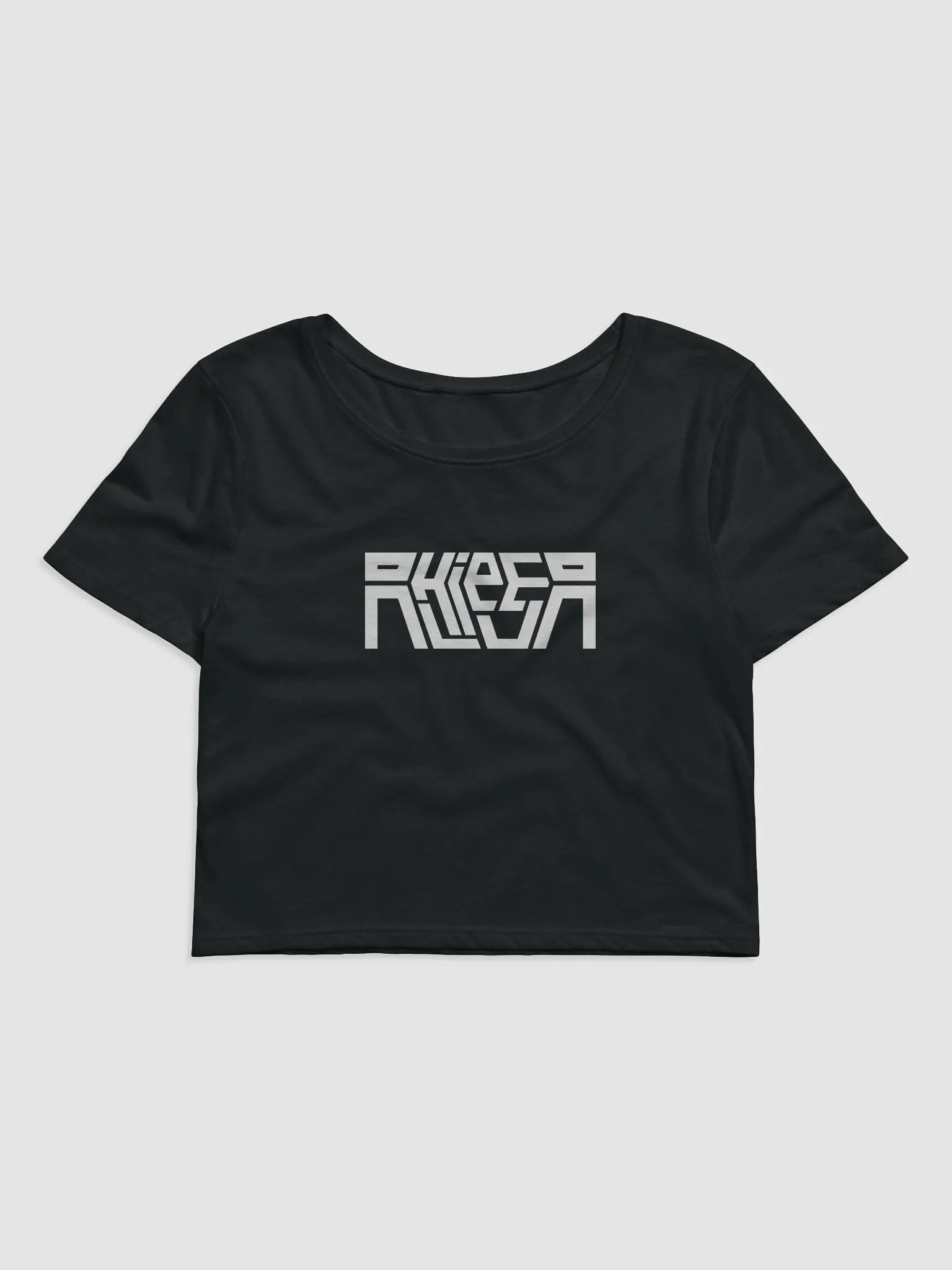 Black Geometric Crop Top product image (1)