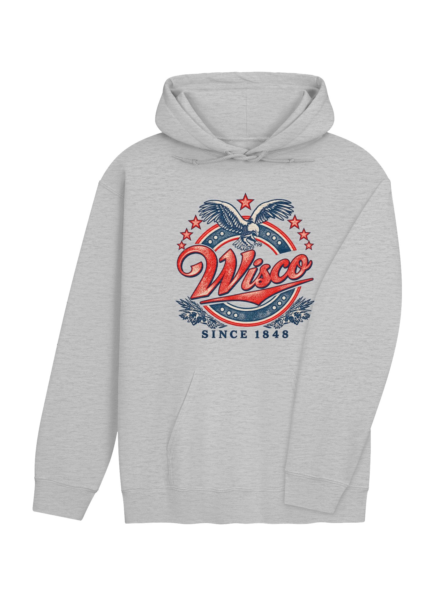 Wisco Eagle Vintage Patriotic Hoodie product image (15)